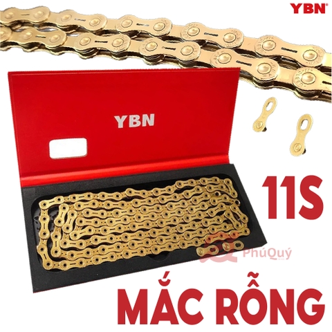SÊN MẮC RỖNG 11S-116L YBN VÀNG CÓ KHÓA SÊN