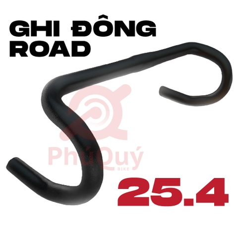 Ghi Đông Cuộc Nhôm Đen 25.4 Xe Đạp Road