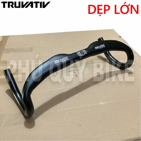 Ghi Đông Nhôm TRUVATIV 31.8 Cong Dẹp Lớn