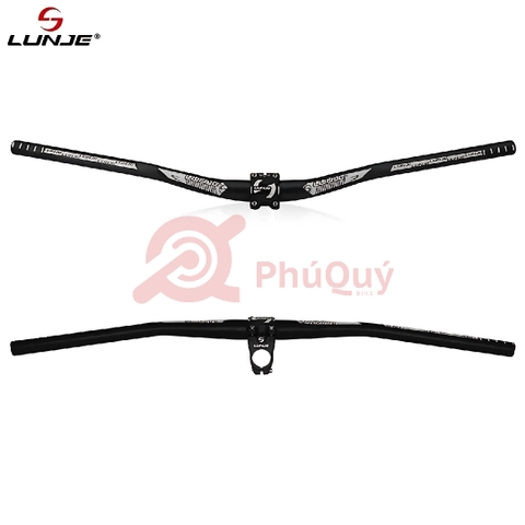 Ghi Đông Nhôm Ngang LUNJE 31.8 Dài 720mm