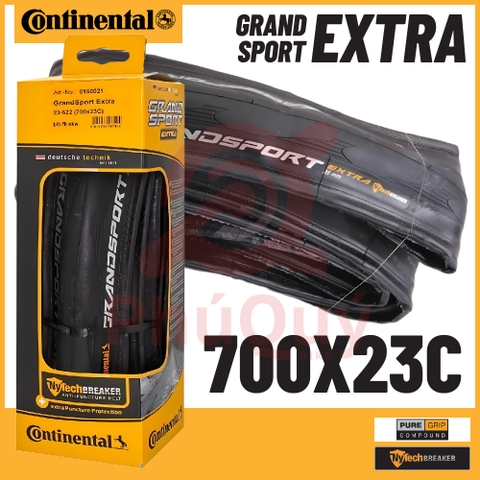 Vỏ Gấp Continental GRAND Sport Extra CÓ CHỐNG ĐINH