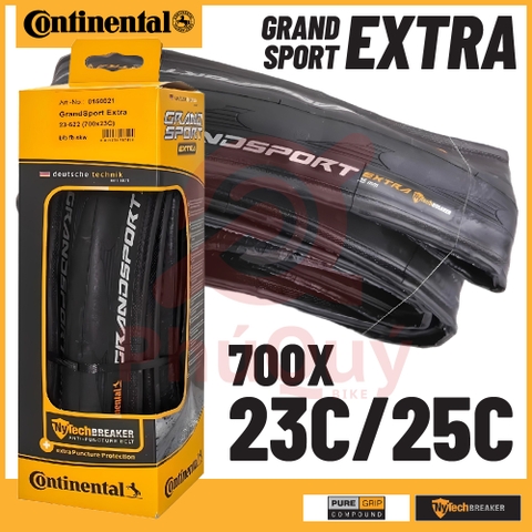 Vỏ Gấp Continental GRAND Sport Extra CÓ CHỐNG ĐINH