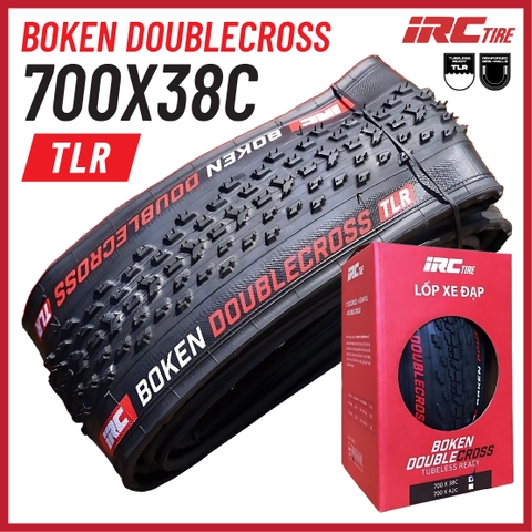 Vỏ IRC 700x38c Boken Doublecross Kevlar Tubeless Ready (VAT)