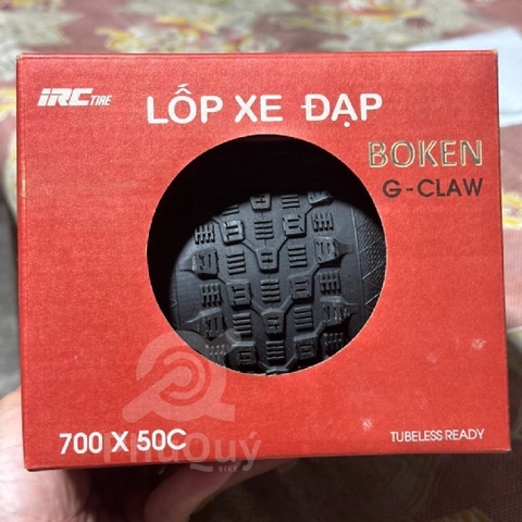 Vỏ IRC 700x50c Boken G-Claw TLR (VAT)