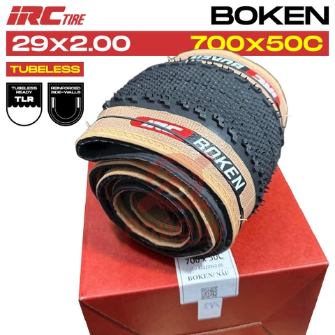 VỎ IRC 29x2.0 (700x50C) BOKEN Kevlar