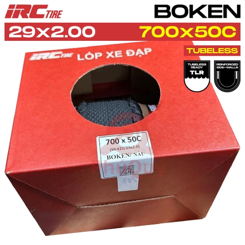 VỎ IRC 29x2.0 (700x50C) BOKEN Kevlar
