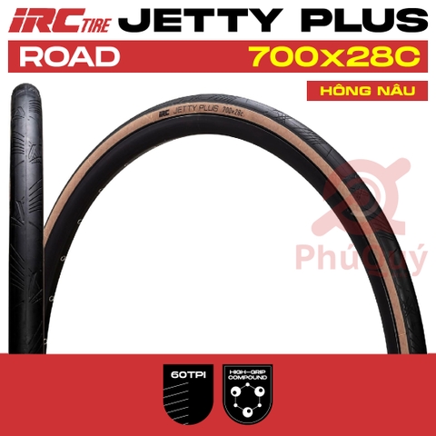 VỎ IRC 700x28c JETTY PLUS Kevlar Bead