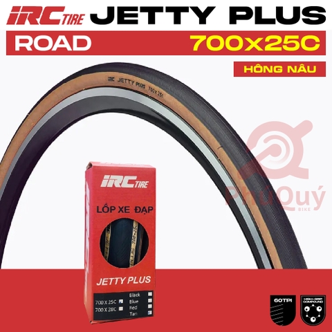 VỎ IRC 700x25c JETTY PLUS Kevlar Bead