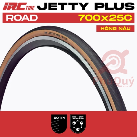 VỎ IRC 700x25c JETTY PLUS Kevlar Bead