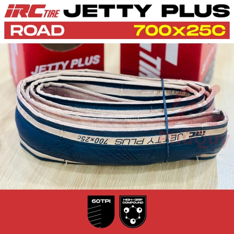 VỎ IRC 700x25c JETTY PLUS Kevlar Bead