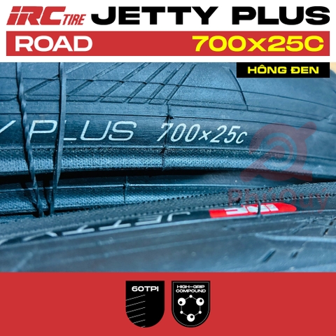 VỎ IRC 700x25c JETTY PLUS Kevlar Bead