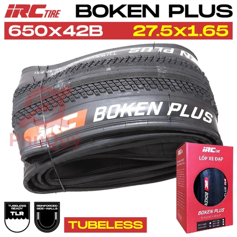 Vỏ IRC 650x42B ( 27.5x1.65 ) BOKEN PLUS Kevlar
