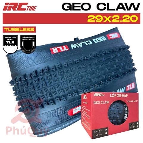 Vỏ IRC 29x2.2 GEO CLAW Kevlar TLR “STANDARD”