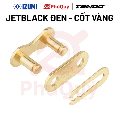 SÊN IZUMI 410 JB/JB JETBLACK ĐEN - CỐT VÀNG 116L (VAT)