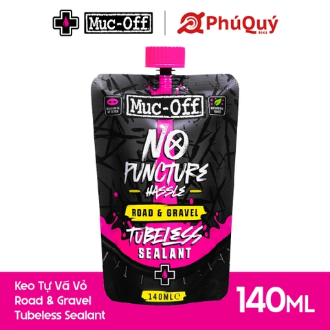 Bịch keo tự vá lốp không ruột Muc-Off Road & Gravel (140ml) (VAT)