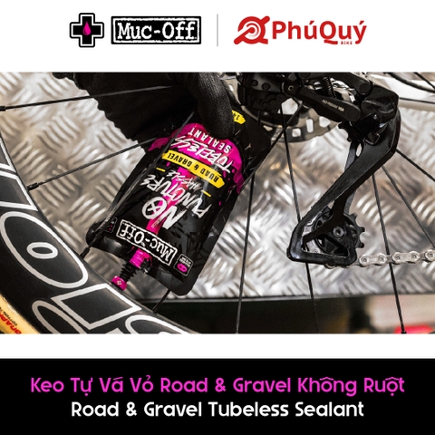 Bịch keo tự vá lốp không ruột Muc-Off Road & Gravel (140ml) (VAT)