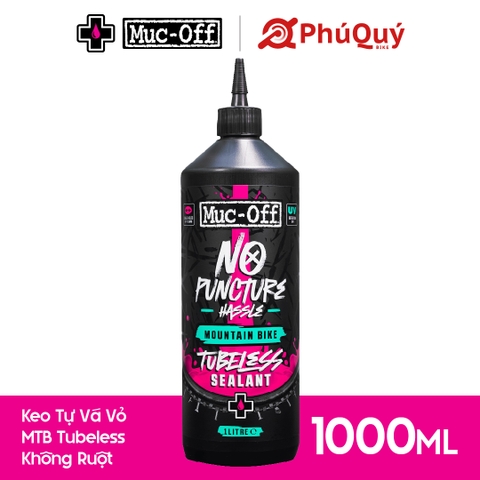 Chai keo tự vá lốp không ruột Muc-Off MTB Tubeless Sealant (1000ml) (VAT)