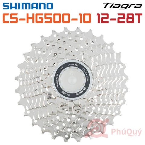 Líp 10 SHIMANO 12-28T TIAGRA 4700 HG500-10 KHÔNG HỘP CHÍNH HÃNG