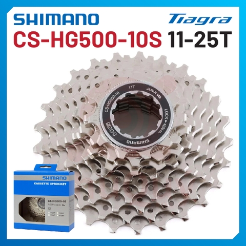LÍP 10 HG500 SHIMANO 11-25T CÓ HỘP CHÍNH HÃNG