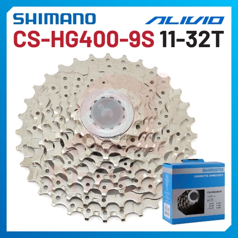 LÍP 9 HG400 SHIMANO 11-32T HÀNG HỘP CHÍNH HÃNG