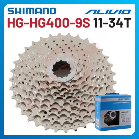 LÍP 9 HG400 SHIMANO 11-34T HÀNG HỘP CHÍNH HÃNG