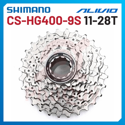 LÍP 9 HG400 SHIMANO 11-28T KHÔNG HỘP CHÍNH HÃNG JP
