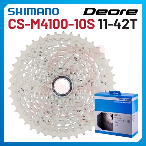 LÍP 10 M4100 SHIMANO 11-42T HÀNG HỘP CHÍNH HÃNG