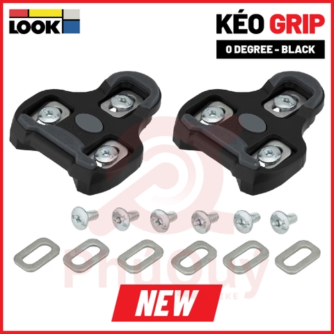 Can giày chống trượt LOOK V2 Kep Grip Noires ĐEN 0° gắn bàn đạp xe đạp (VAT) (2026) (00025674)