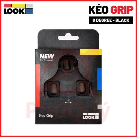 Can giày chống trượt LOOK V2 Kep Grip Noires ĐEN 0° gắn bàn đạp xe đạp (VAT) (2026) (00025674)