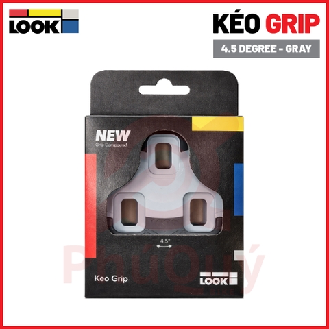 Can Giày Chống Trượt LOOK V2 Kep Grip Grises XÁM 4.5° Gắn Bàn Đạp Xe Đạp (VAT) (2026) (00025675)