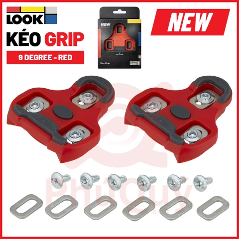 Can Giày Chống Trượt LOOK V2 Kep Grip Rouges ĐỎ 9° Gắn Bàn Đạp Xe Đạp (VAT) (2026) (00025676)