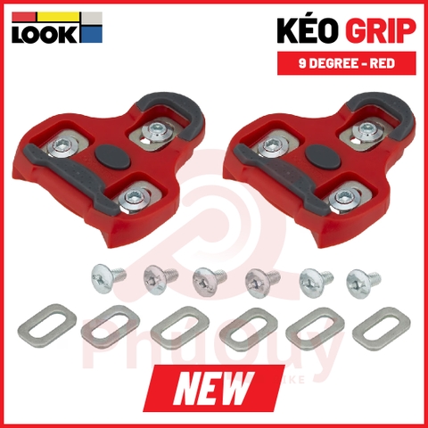 Can Giày Chống Trượt LOOK V2 Kep Grip Rouges ĐỎ 9° Gắn Bàn Đạp Xe Đạp (VAT) (2026) (00025676)