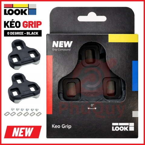 Can giày chống trượt LOOK V2 Kep Grip Noires ĐEN 0° gắn bàn đạp xe đạp (VAT) (2026) (00025674)