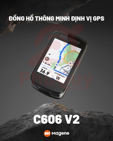 Đồng Hồ Magene C606 V2 GPS Thông Minh