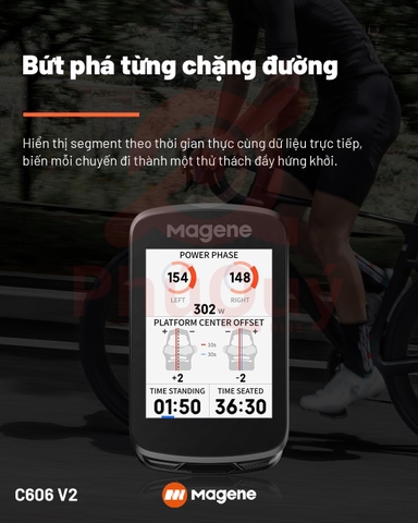 Đồng Hồ Magene C606 V2 GPS Thông Minh