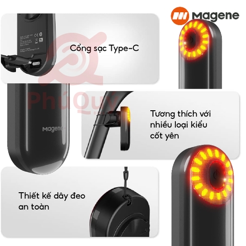 Đèn Đuôi Radar Xe Đạp MAGENE L508