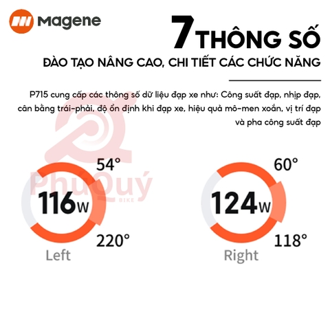 Pedal Đo Lực Magene P715S Chuẩn SHIMANO & KEO LOOK