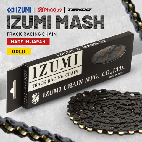 SÊN IZUMI MASH ĐEN / VÀNG 116L (VAT)