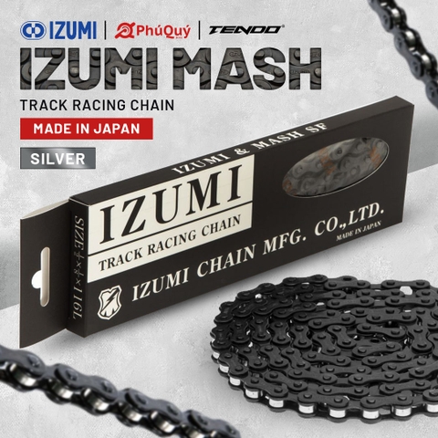 SÊN IZUMI MASH ĐEN / BẠC 116L (VAT)