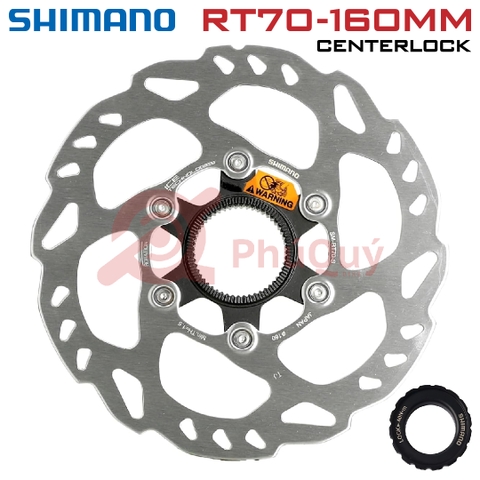 Đĩa Thắng SHIMANO RT70 160mm CENTERLOCK