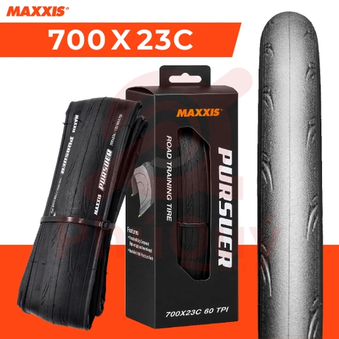 Vỏ gấp Maxxis 700x23c Pursuer M225 F hộp đen (VAT)