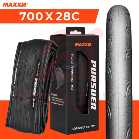 Vỏ gấp Maxxis 700x28c Pursuer M225 F hộp đen (VAT)