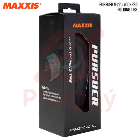 Vỏ gấp Maxxis 700x28c Pursuer M225 F hộp đen (VAT)