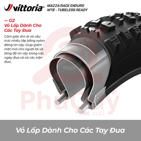 Vỏ Vittoria Mazza Race 29x2.4 Enduro Full Black (VAT)