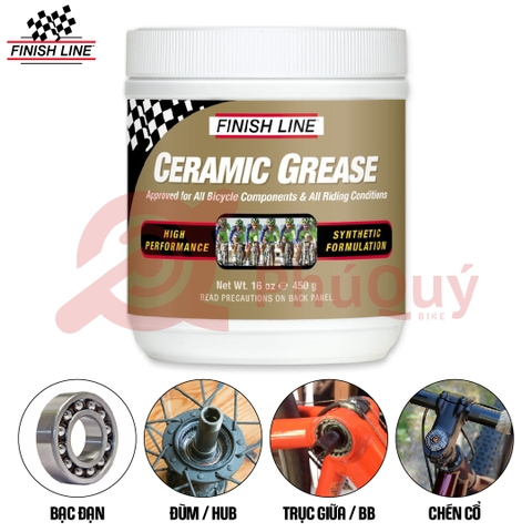 MỠ BÒ FINISH LINE CERAMIC GREASE 450g