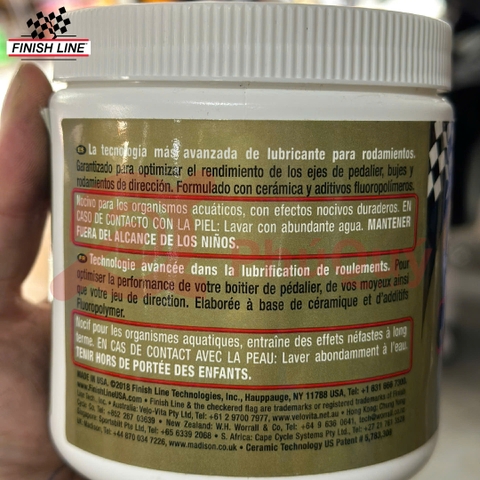 MỠ BÒ FINISH LINE CERAMIC GREASE 450g