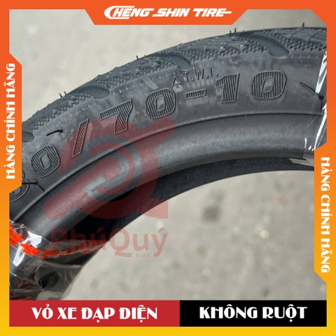 Vỏ Xe Điện Cheng Shin 80/70-10 CM539 Không Dùng Ruột (VAT)