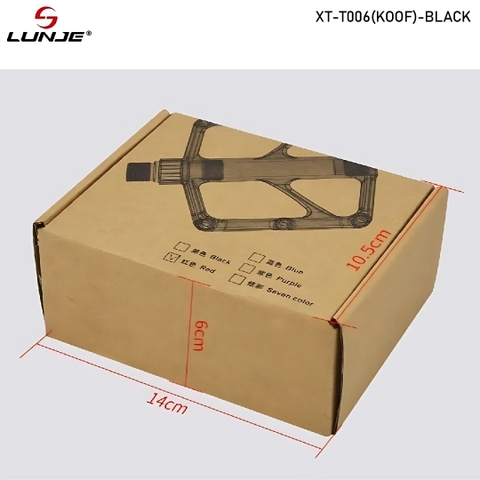 Pedal Nhôm Bạc Đạn LUNJE KOOF