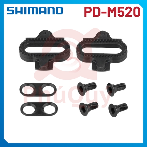 Pedal MTB SHIMANO M520  CHÍNH HÃNG (VAT) KÈM CAN