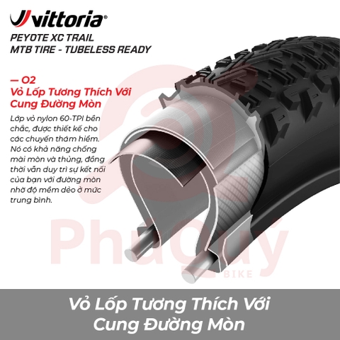 Vỏ Vittoria Peyote II XC Trail G2.0 (VAT)